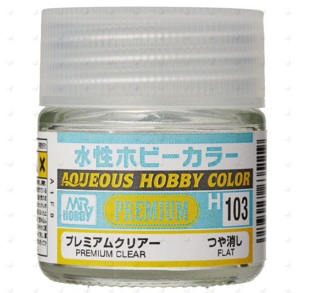 H103 Aqueous Hobby Colors (10ml) Premium Clear Flat