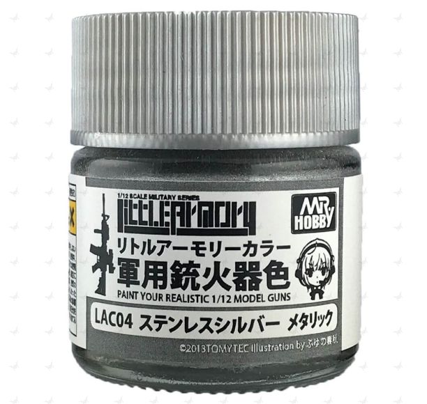 LAC04 Little Armory Color (10ml) Stainless Steel Silver (Metallic)