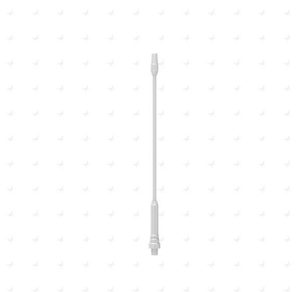 Metal Basic Antenna M (1.6mm outer diameter with 1.0mm peg x 27.0mm height w/o peg) (2 sets)