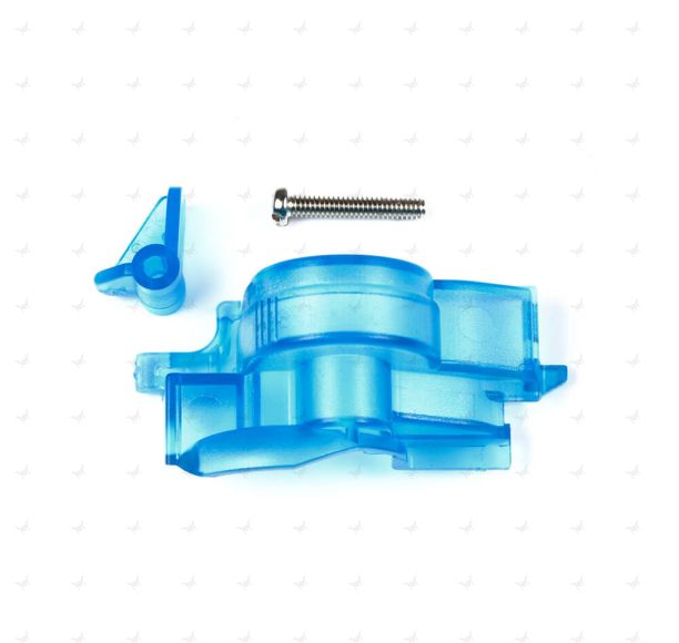Mini 4WD GUP Easy Locking Gear Cover (for Super II Chassis) (Clear Blue) (Mini 4WD Station Limited)