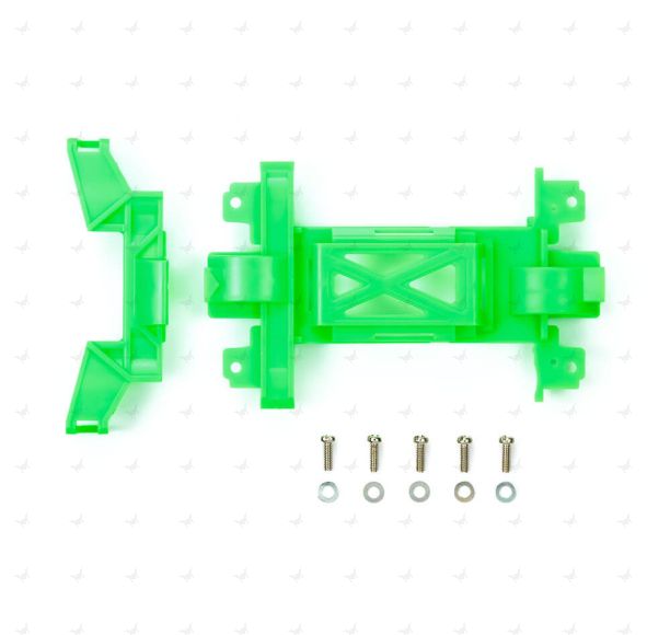 Mini 4WD GUP Reinforced Gear Cover (for MS Chassis) Fluorescent Green