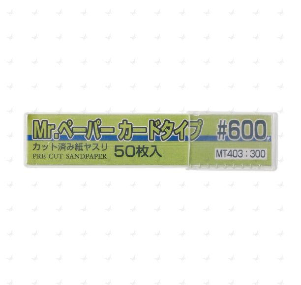 MT403 Mr. Sanding Paper Card Type #600 (50 pieces)
