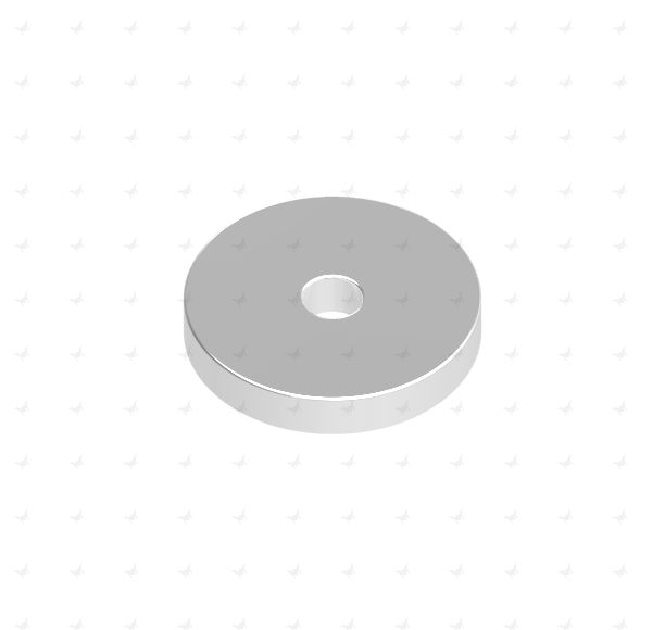Neodymium Magnet Round 6.0mm diameter x 2.0mm height with 1.2mm Shaft Hole (4 pieces)