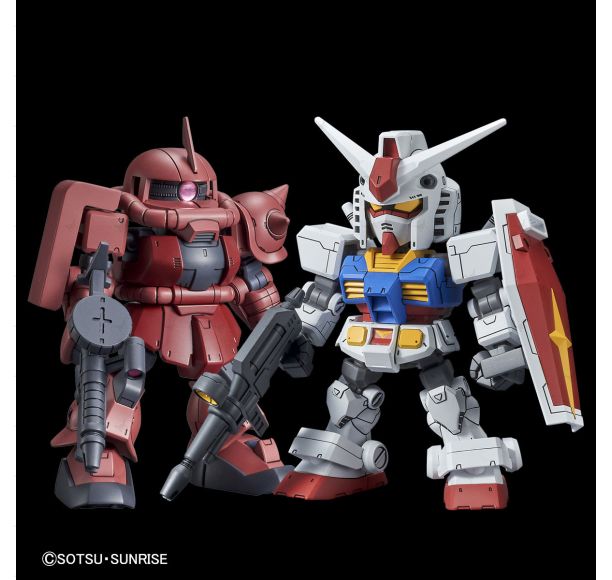 SDCS RX-78-2 Gundam & Char's Zaku II