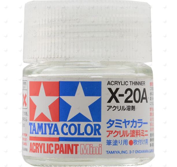 Tamiya Acrylic X-20A Thinner (10ml)