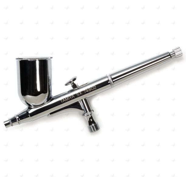 Tamiya Sparmax Airbrush SX 0.5mm (Double Action, 15cc Gravity Feed Cup, Air Hose not included)