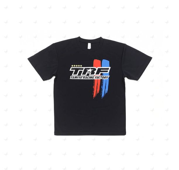 Tamiya TRF Quick-Dry T-Shirt Black L (Polyester)