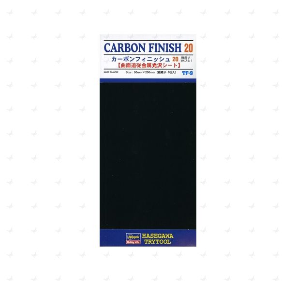 TF9 Carbon Finish 20 (Fine) Sticker (90 x 200mm) (1 Sheet)