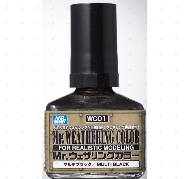 WC01 Mr. Weathering Color Multi Black